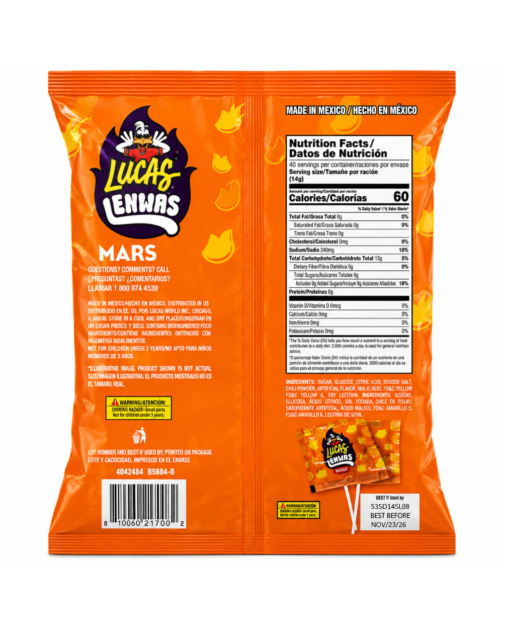 Lucas Lenwas Mango 40pc Bag