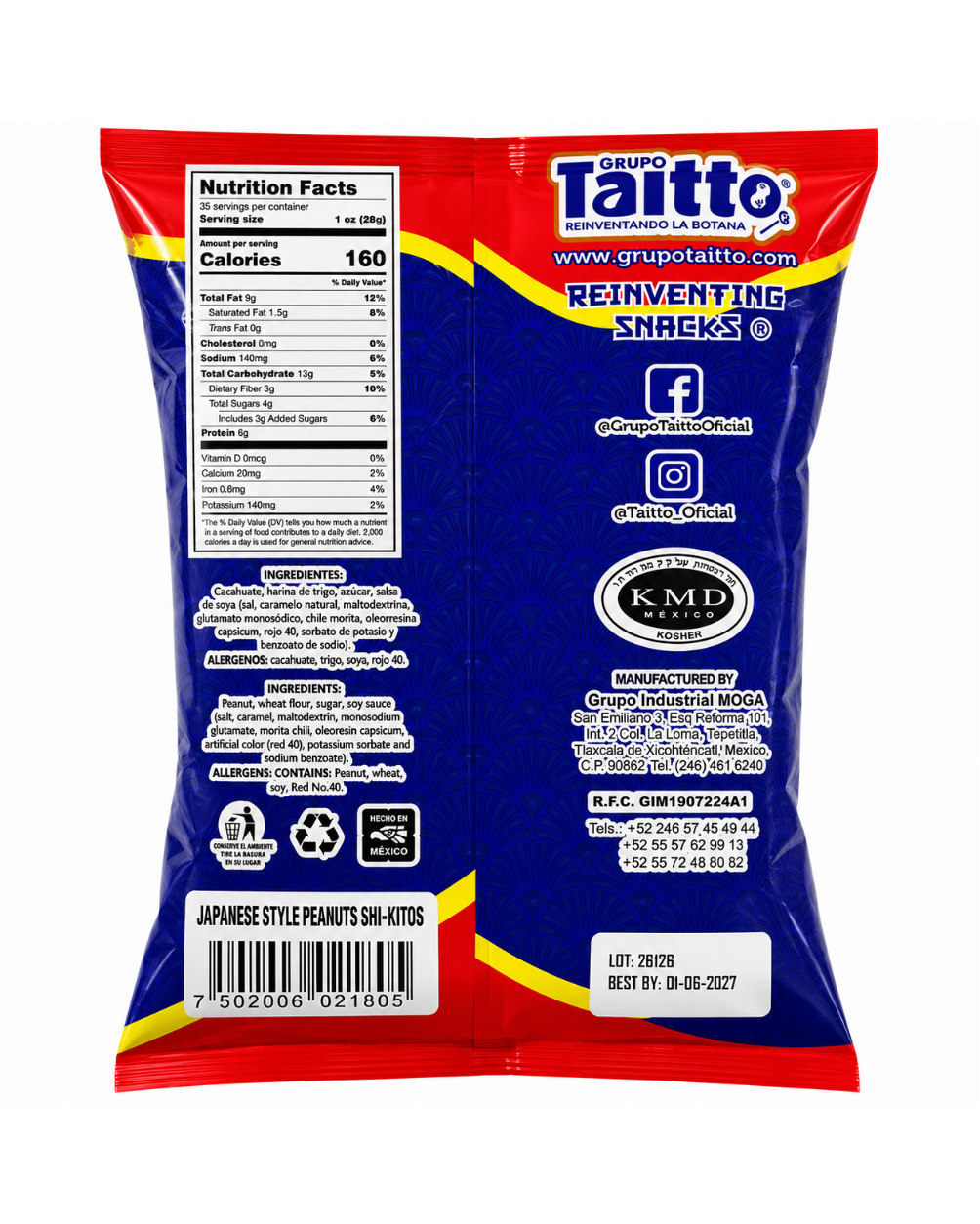 Taitto 50 pcs Bag | Japanese Style Peanuts