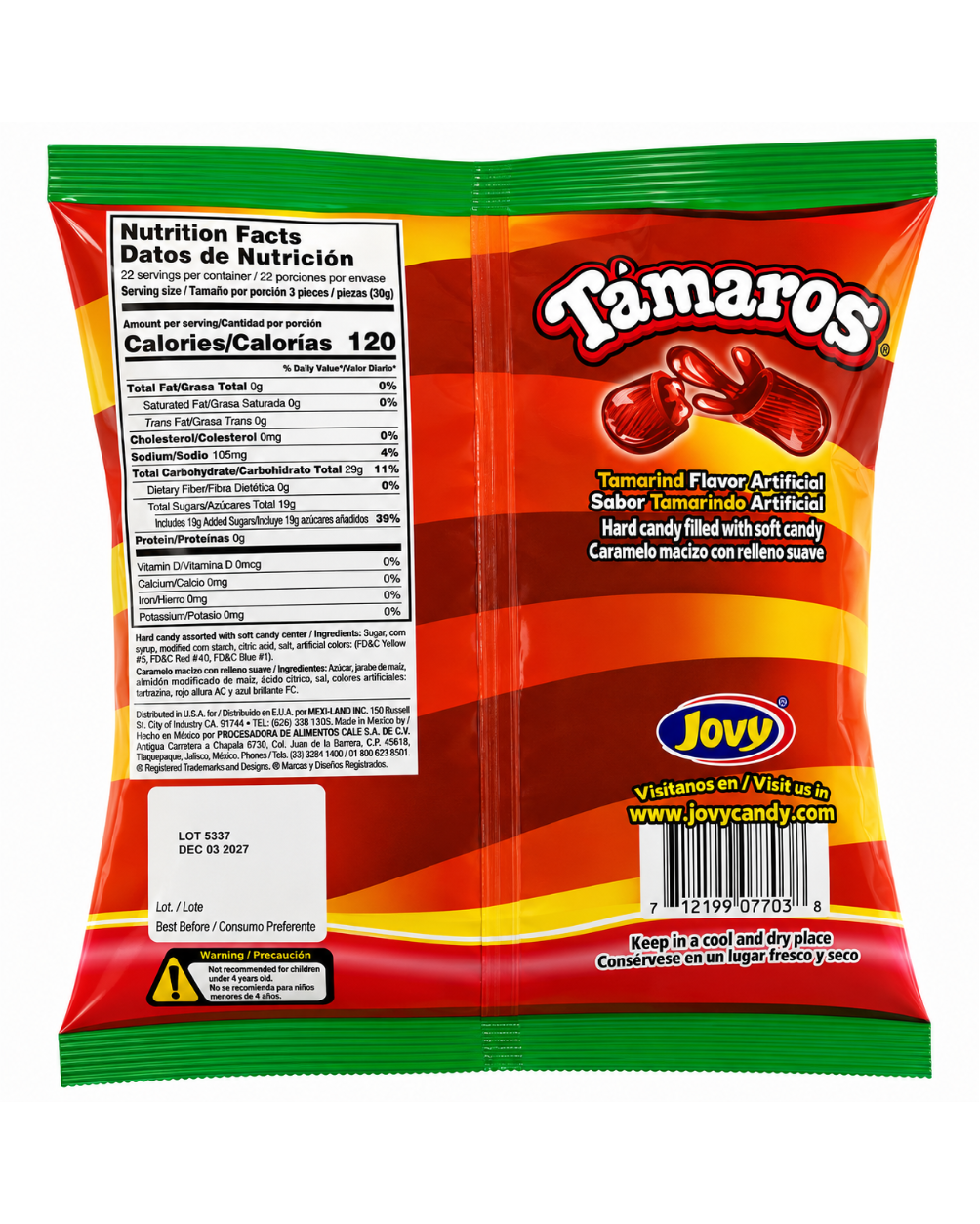 Tamaros Tamarind Candy | 1.7lb bag
