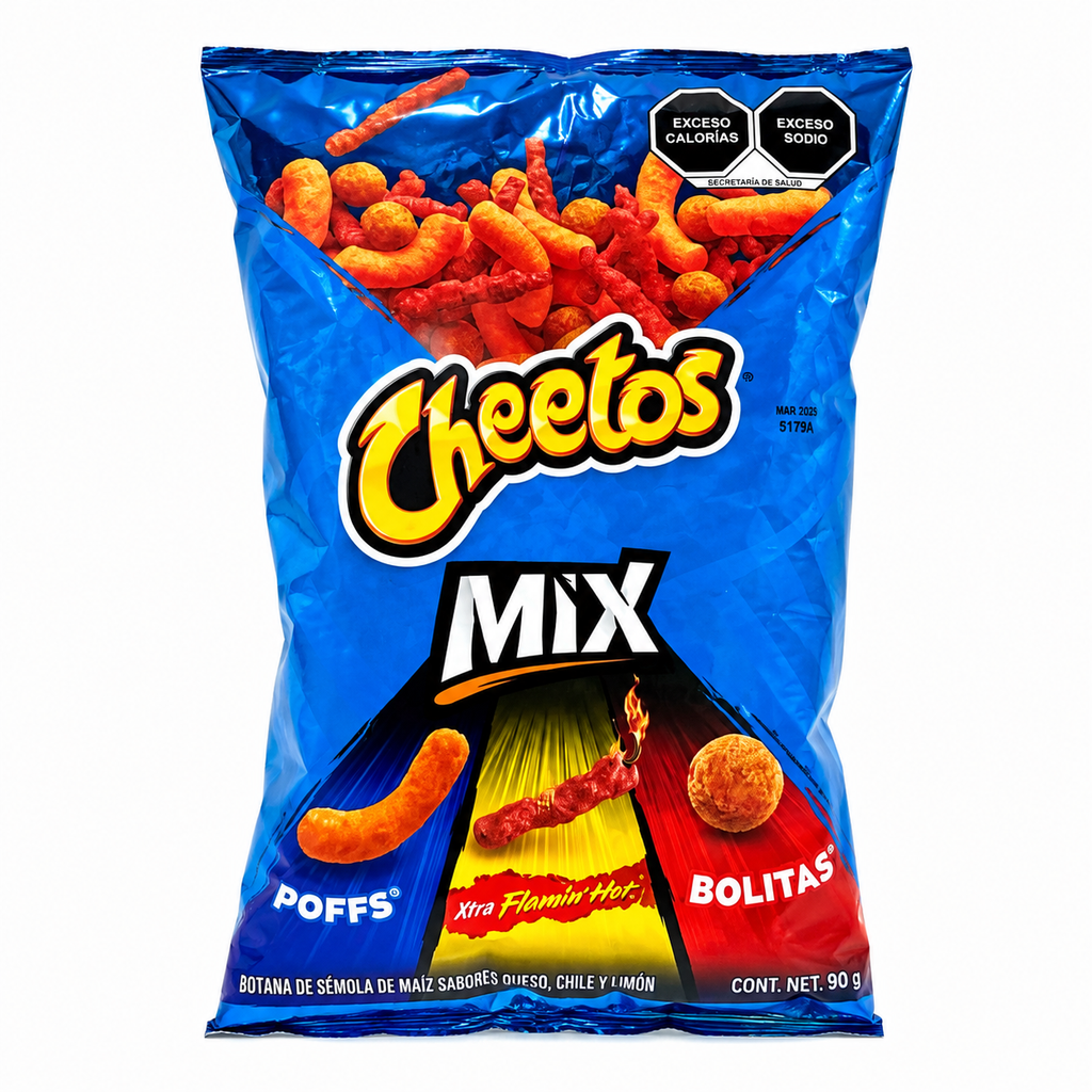 Cheetos Mix |Bolitas, Puff, Xtra Flaming Hot