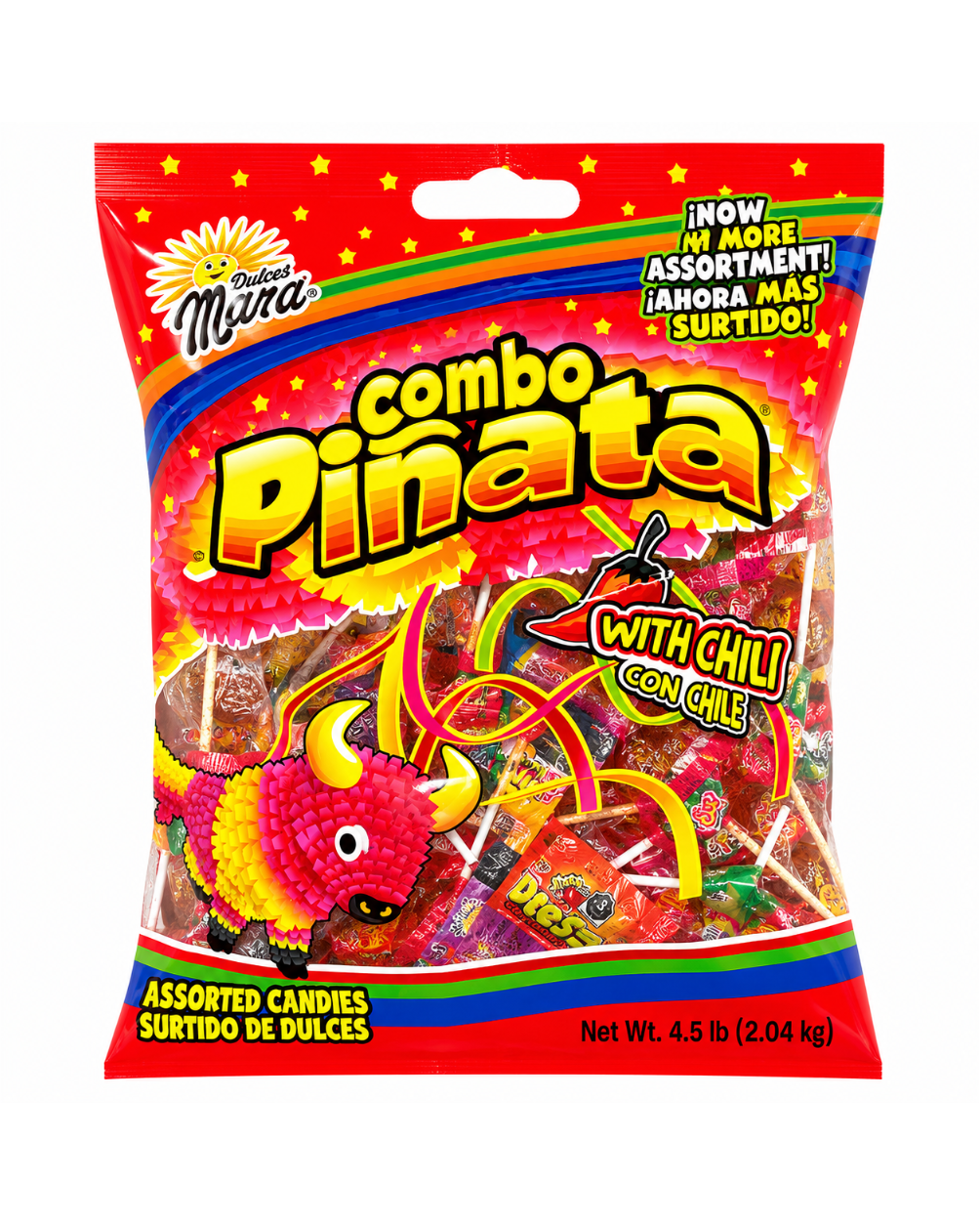 Combo Pinata con Chile | 4.5 lbs Bag