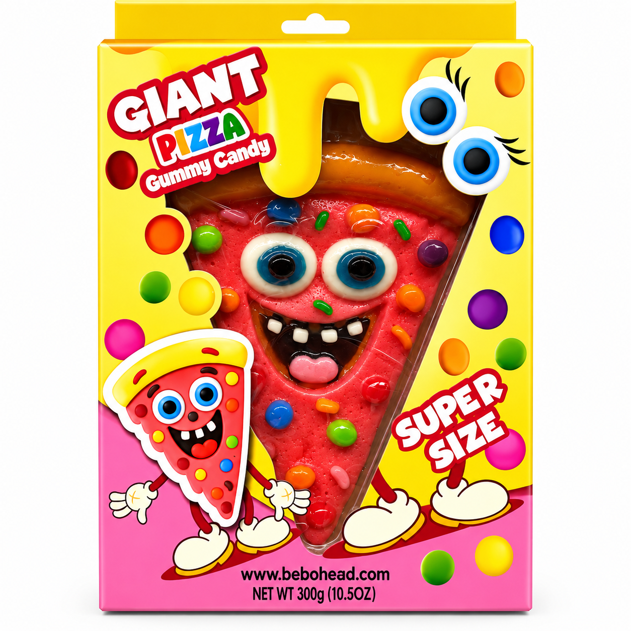 Giant Pizza Shaped Gummy | Super size Pizza Shaped Gummy