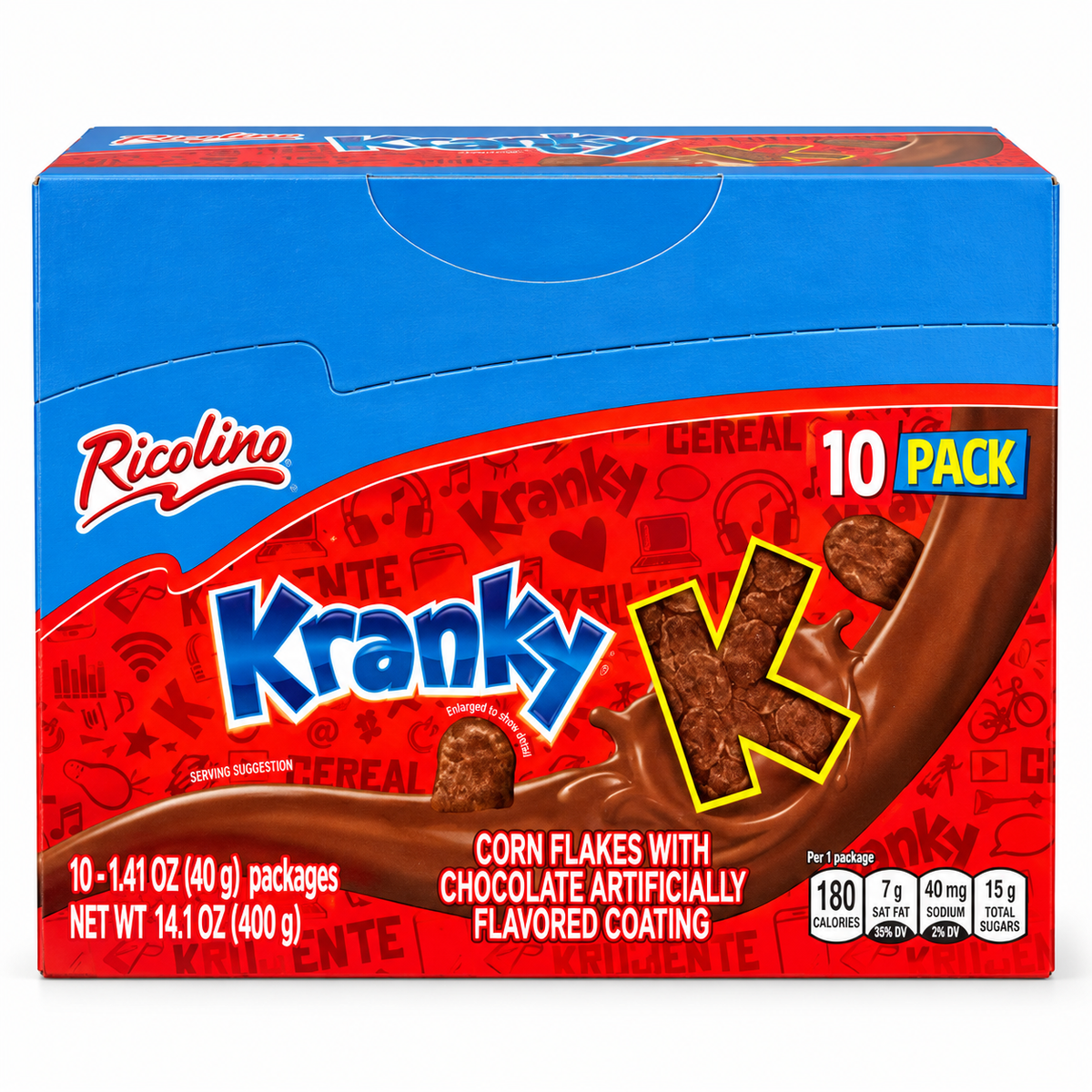 Kranky corn flakes with Chocolate Coating | 10 pack
