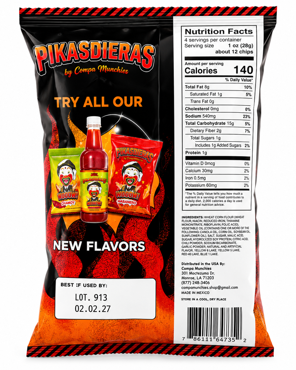 Pikasdieras Chips Original