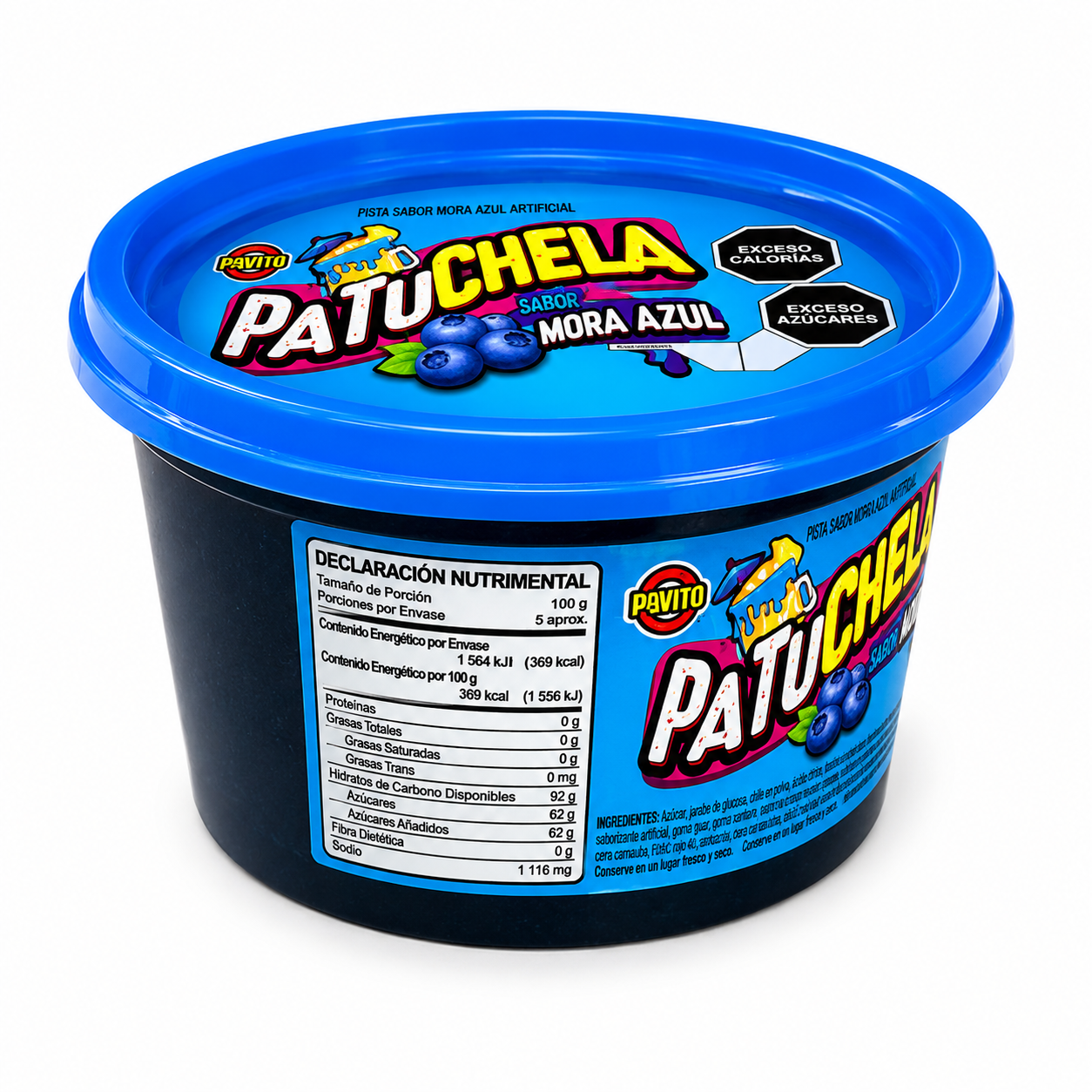 PatuChela Mora Azul Blueberry rim dip
