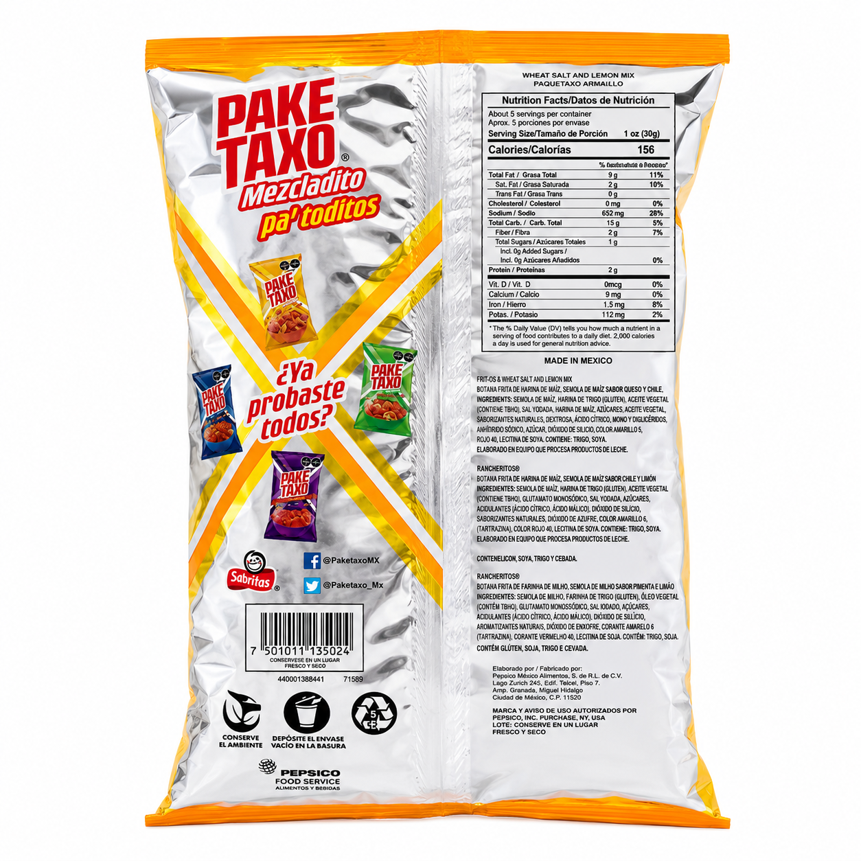 Pake Taxo Bundle | Botanero and Mezcladito Chips