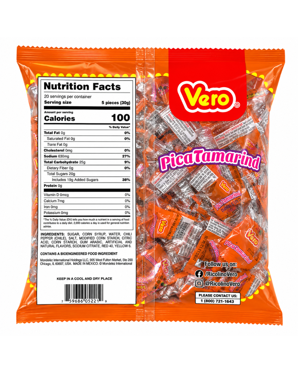 Pica Tamarindo 100 pcs bag
