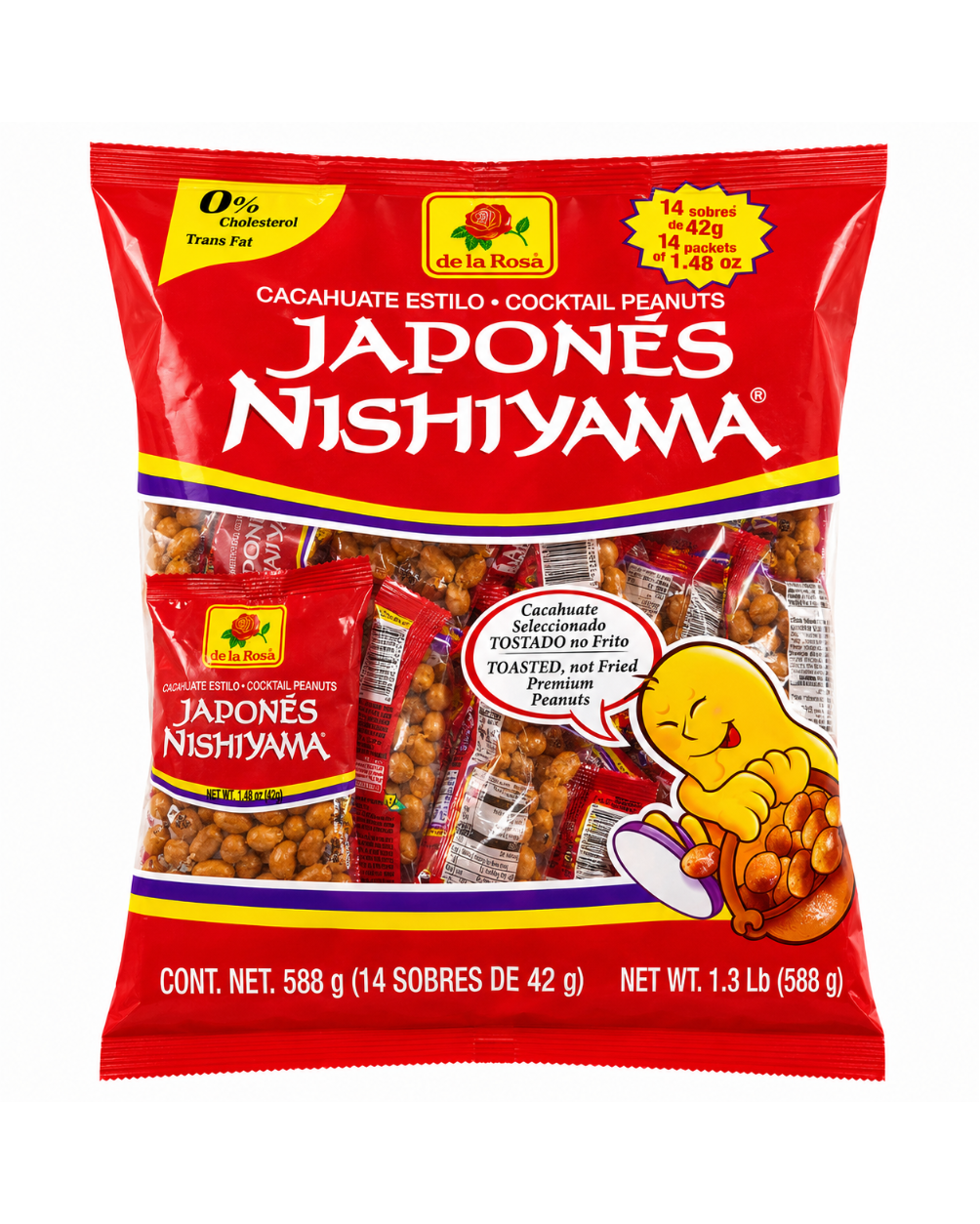 Japones Nishiyama Cocktail Peanuts | 14 pack bag