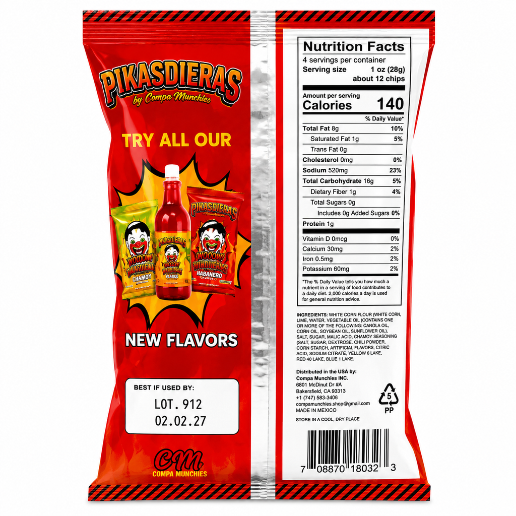 Pikasdieras Chips Mango Habanero
