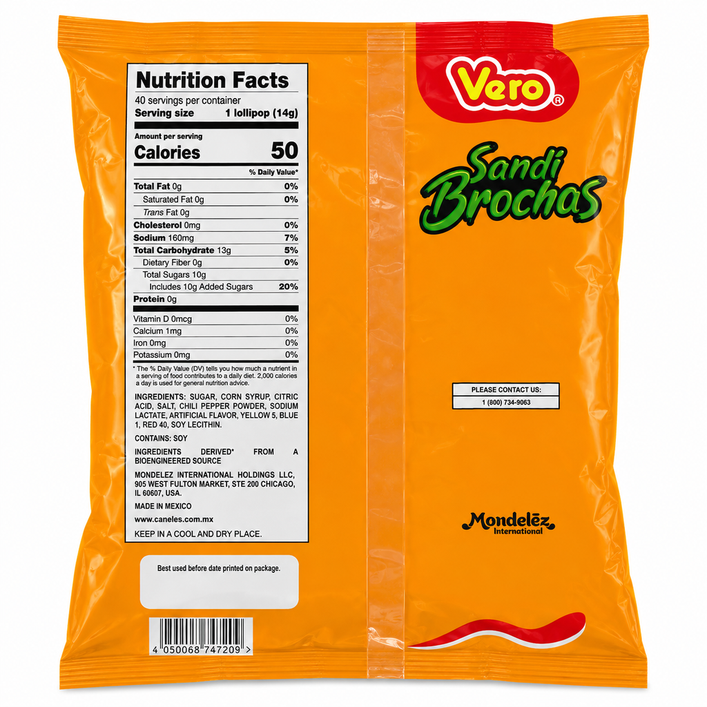 Sandi Brochas Vero Watermelon Lollipops | 40 pieces