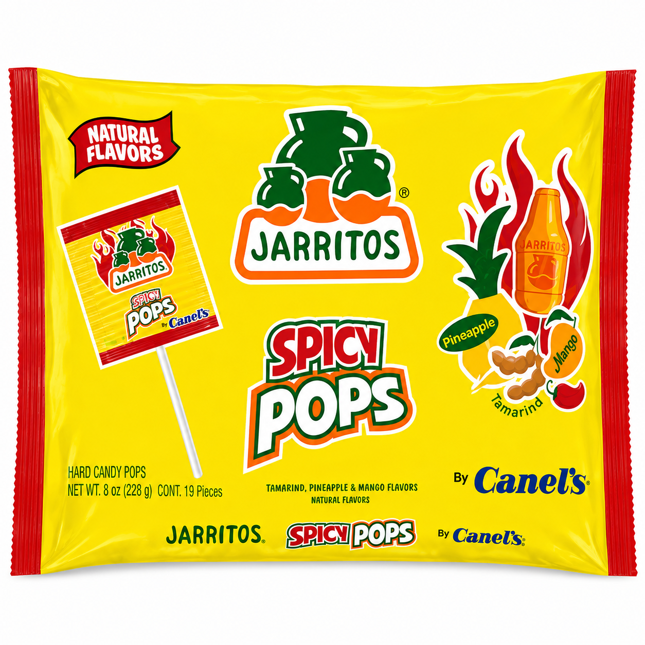 Jarritos Spicy Pops Spicy Jarrito Lollipops | 19 pcs