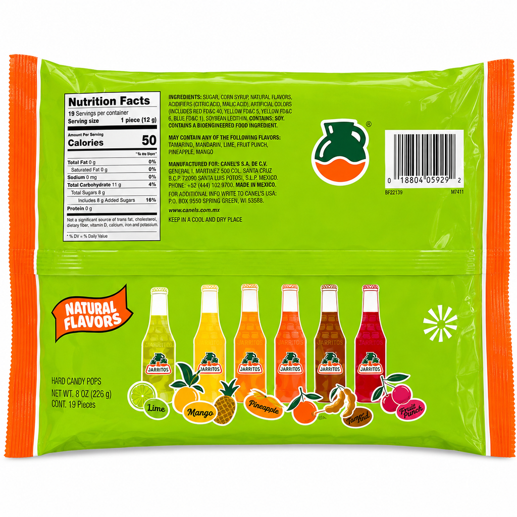 Jarrito Pops | Natural Flavors Jarrito Lollipops
