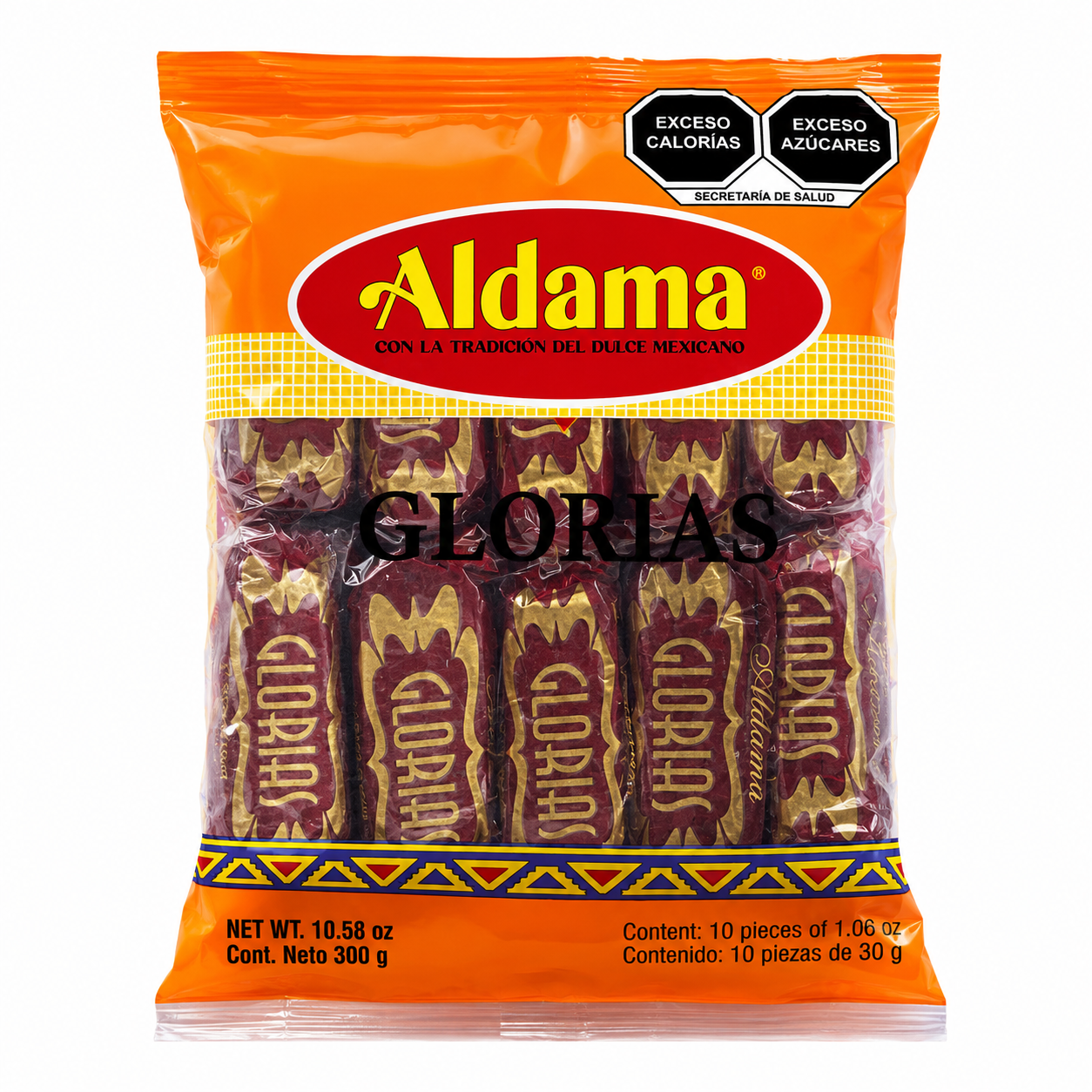 Aldama Glorias | Cajeta and peanut candy 10 pieces