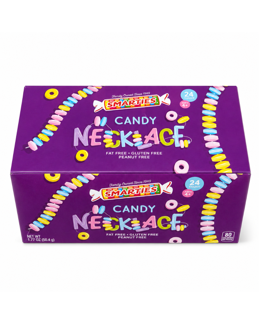 24 Pack Smarties Necklaces