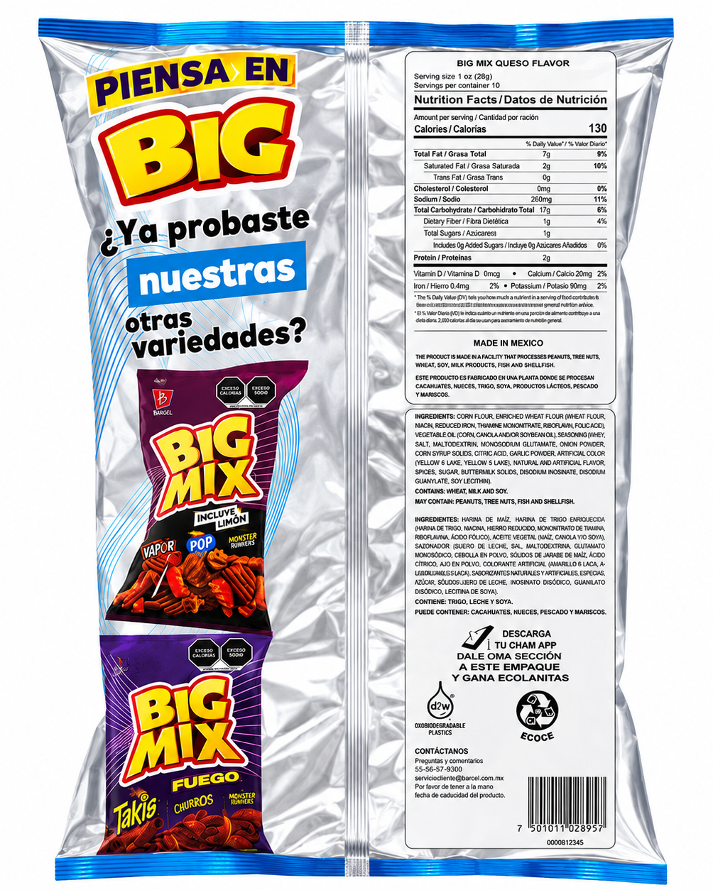 Big Mix | Takis, Popcornopolis, Monster Runners bag