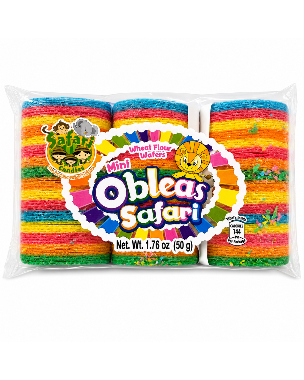 Mini Obleas Safari | 12 wafer packs