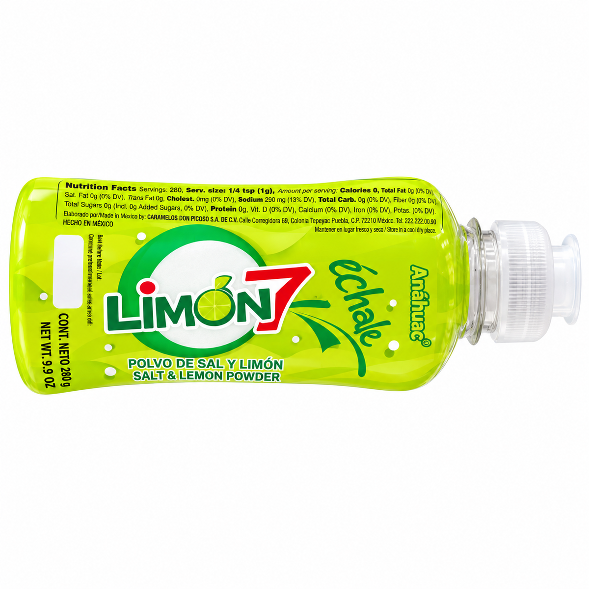 Limon 7 Salt and Lemon Powder Bottle Presentation | 280g Bottle