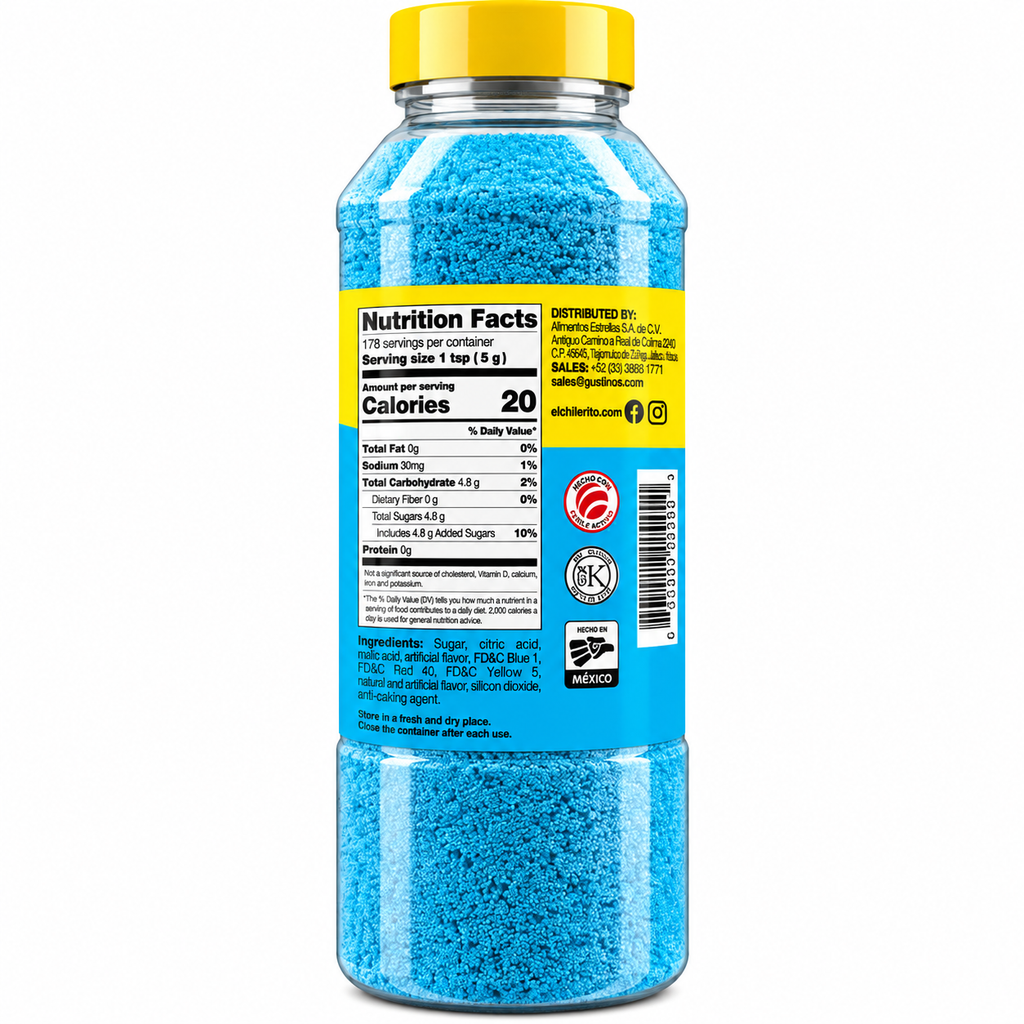 Chilerito Sweet and Sour Candy Powder Blueberry Flavor | 31.5oz