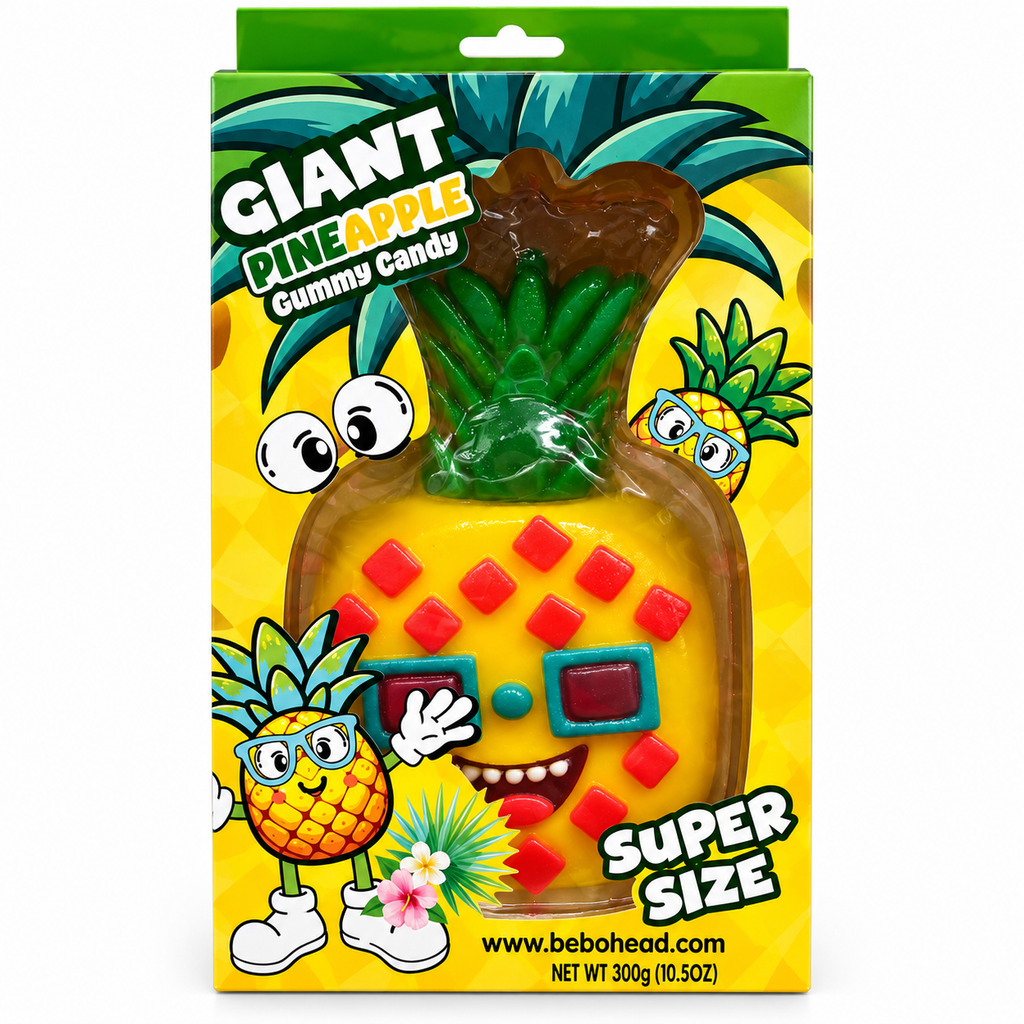 Giant Pineapple Gummy | Super Sized Decorated Pineapple Gummy