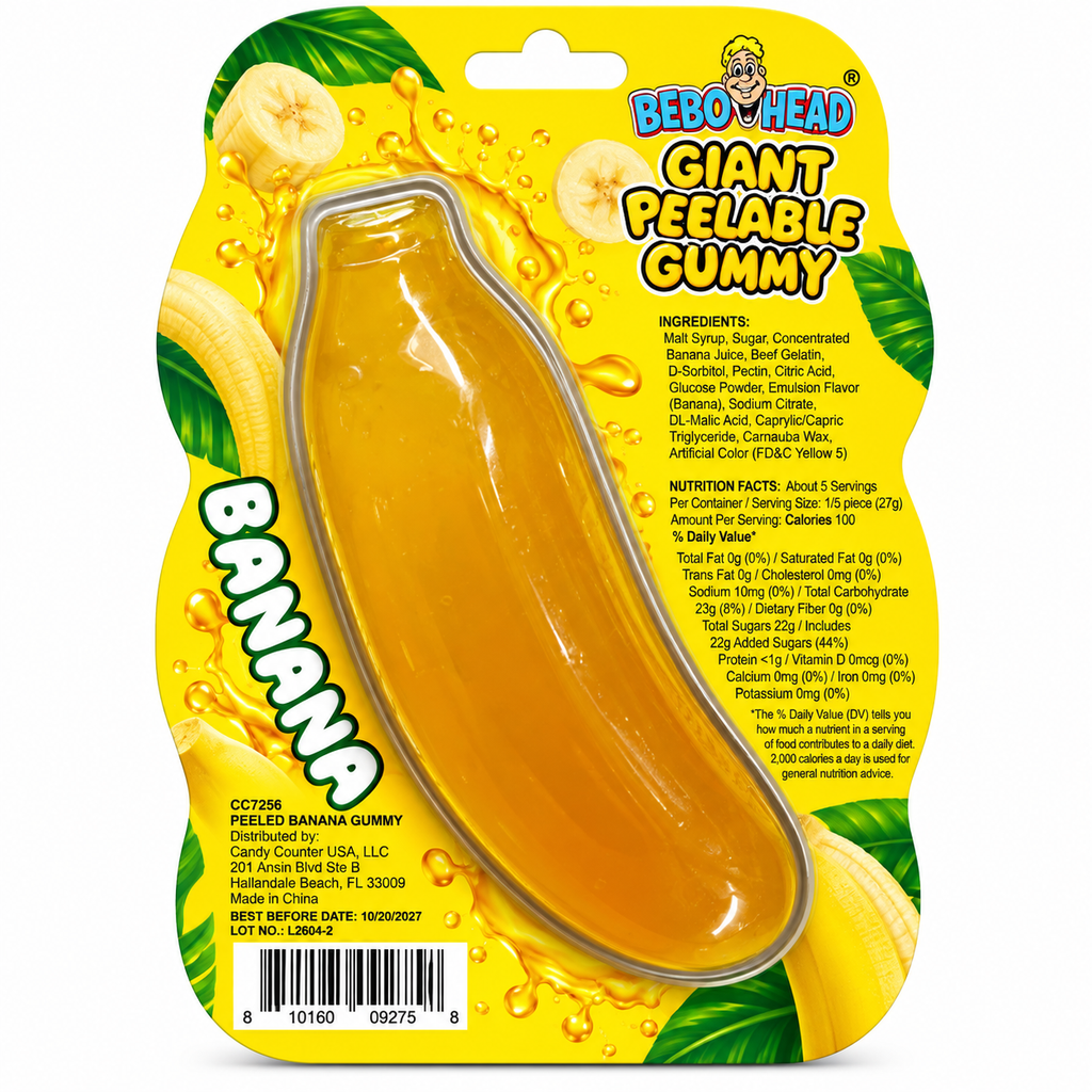 Banana Giant Peelable Gummy | 1 piece