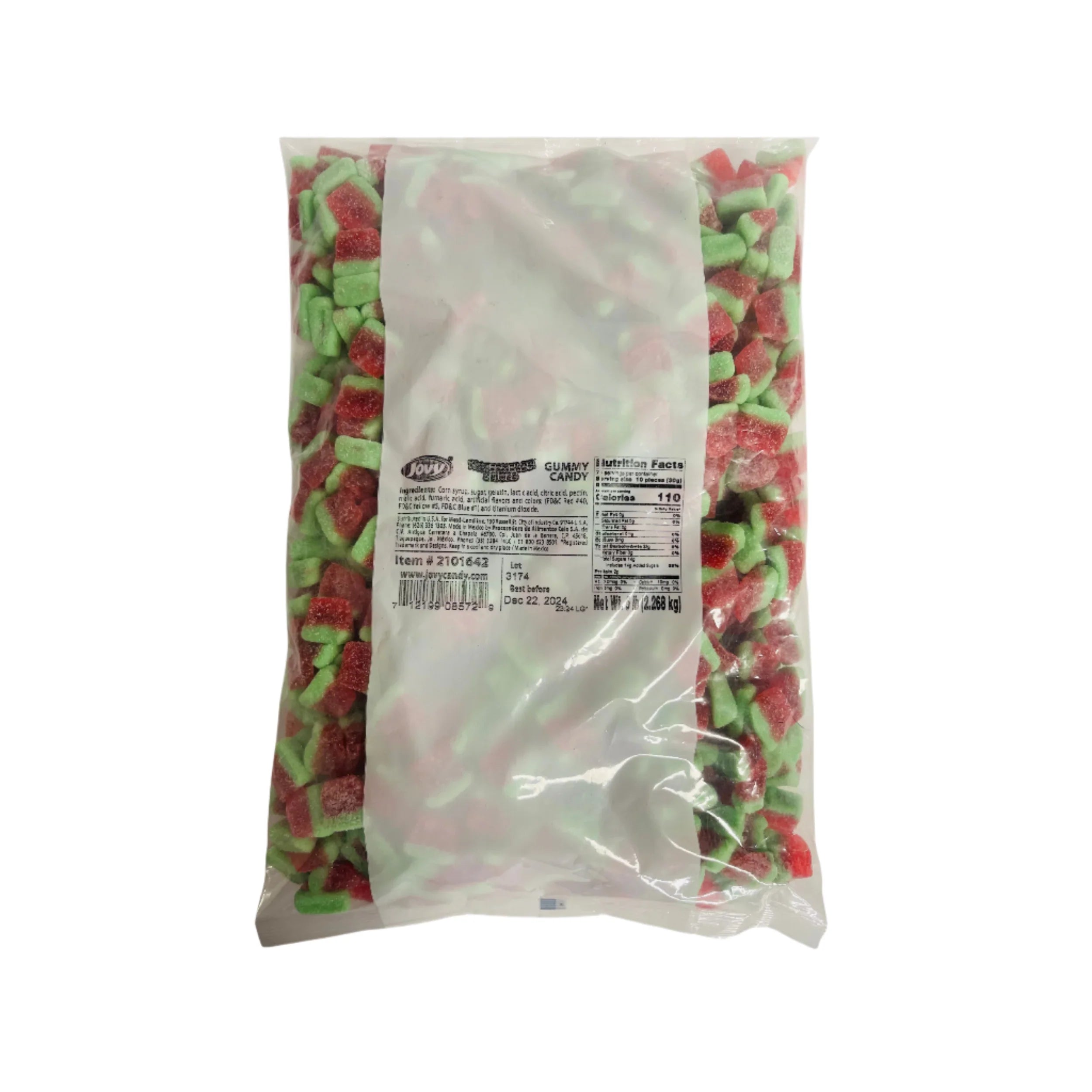 Jovy watermelon gummy candy