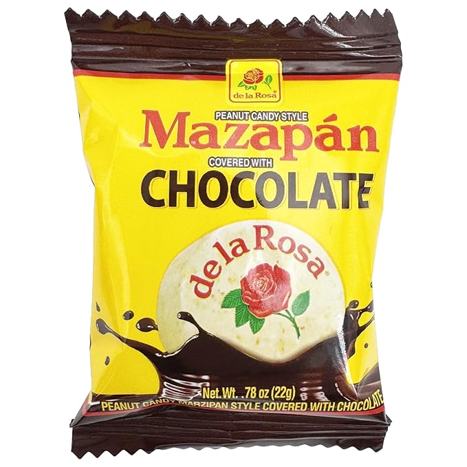 De La Rosa Mazapán Chocolate Covered – 16 Piece Box