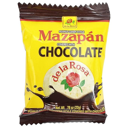 De La Rosa Mazapán Chocolate Covered – 16 Piece Box