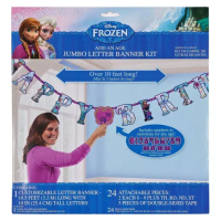 Frozen Jumbo Letter Banner Kit 10ft 25ct