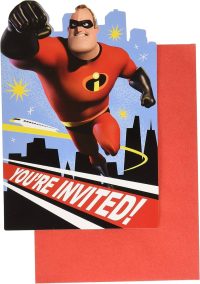 Disney Pixar The Incredibles ll Invitations 32ct