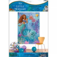 Disney The Little Mermaid Backdrop with Photo Props 16ct