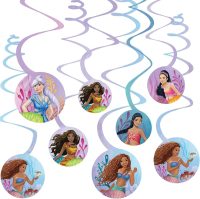 Disney The Little Mermaid Swirl Decorations 12ct