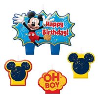 Mickey Mouse Club House Birthday Candle Set 4ct