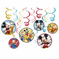 Mickey Mouse and the Roadster Racers Swirl Decorations 12ct