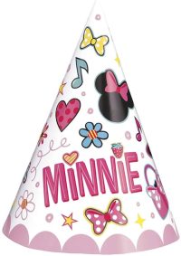 Minnie Mouse Party Hat 8ct