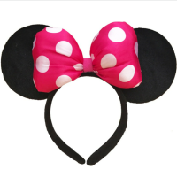 Minnie Mouse Ear Headband 4ct