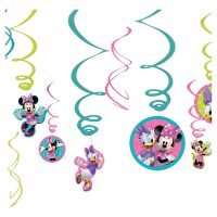 Minnie Mouse Swirl Decorations 12ct