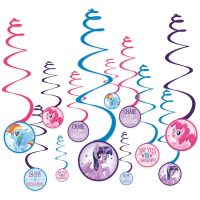 My Little Ponny Swirl Decoration Kit 12ct