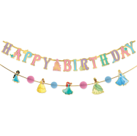 Disney Princess Happy Birthday Banner 2ct