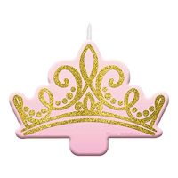 Disney Princess Birthday Crown Candle 1ct