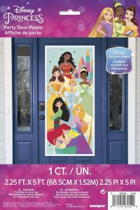 Disney Princess Party Door Poster 2.25ft 1ct