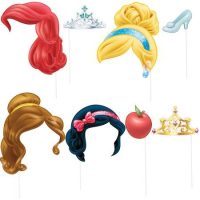 Disney Princess Party Photo Props 8ct