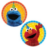 Sesame Street Round 7" Party Plates 8ct