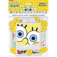 SpongeBob SquarePants 'Faces' Jointed Banner 6.25ft 1ct