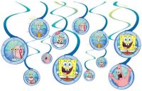 SpongeBob SquarePants Swirl Decorations 12ct