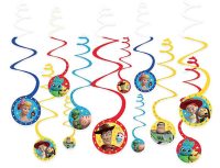 Disney Pixar Toy Story 4 Swirl Decorations 12ct