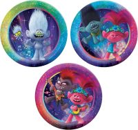 Trolls World Tour Party Plate 8ct