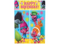 Trolls Happy Birthday Wall Decoration Kit 6ft 5ct