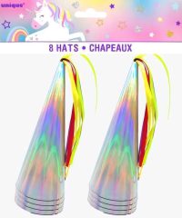 Unique Unicorn Party Hats 8ct