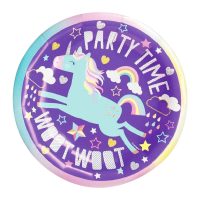 Unique Unicorn Plate 7'' 8ct