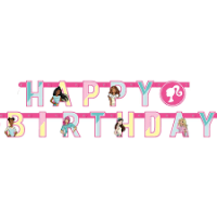 Barbie Happy Birthday Banner 6ft 1ct